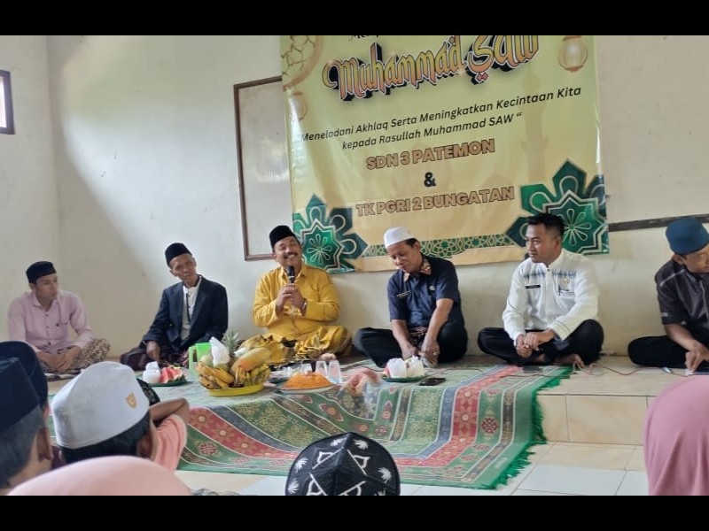 Peringatan Maulid Nabi Muhammad SAW di SDN 3 Patemon: Meneladani Akhlak Serta Meningkatkan Kecintaan Kita Kepada Rasulullah Muhammad SAW
