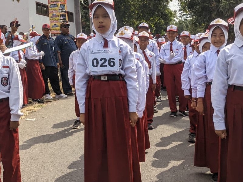 SDN 3 Patemon Berpartisipasi dalam Lomba Gerak Jalan Tingkat Kecamatan